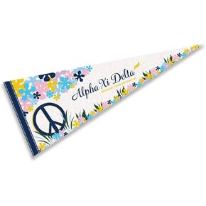 Alpha Xi Delta Greek Pennant Banner Flag