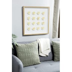 Deco 79 Shadow Box, 24" L x 2" W x 24" H, White