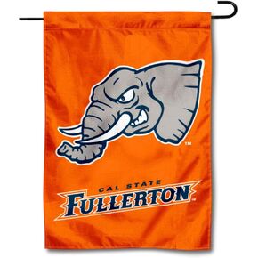 Cal State Fullerton Titans Tuffy Mascot Orange Garden Flag