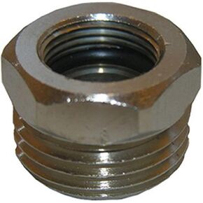 Lasco 10-0015 1/2-Inch Male Iron Pipe by 7/16-Inch Female Compression Water Supply Flex Connection Adapter
