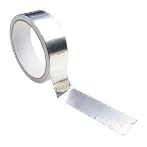 1 Pack Silver Aluminum Tape, Foil Tape, 2 inch (50mm) x 16 Feet (5 Meter), 3.9mil (0.1mm), Heavy Duty Duct Tape for Heat Insulation, HVAC, Dryer Vents, Wrap Pipe, Repair Ducting