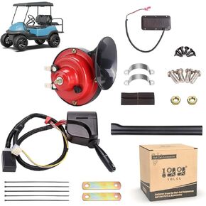 مجموعة إشارة الانعطاف لعربة الجولف مع مفتاح إضاءة خطر الفرامل القرن، مجموعة أدوات ترقية الأسلاك الفاخرة ذات 9 دبابيس (12 فولت) in Kuwait