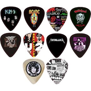 Legendary Bands Vol V Guitar Picks (10 medium picks in a packet)