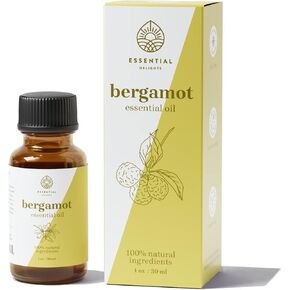 زيت البرغموت العطري من Essential Delights - نقي 100% ومعتمد (1 أونصة) | زيت البرغموت العطري المقطر النقي