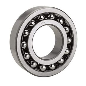 NTN Bearing 1306 Double Row Self-Aligning Radial Ball Bearing, Normal Clearance, Standard Cage, 30 mm Bore ID, 72 mm OD, 19 mm Width, Open