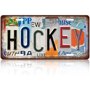 Vintage Sport Metal Tin Sign Bowling License Plate Wall Decor for Home Cafe Bar Pub 12 x 6 Inches