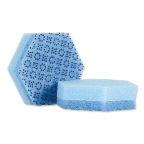 Scotch-Brite 09646 Low Scratch Scour Sponge 3000Hex, Blue (Pack of 16)