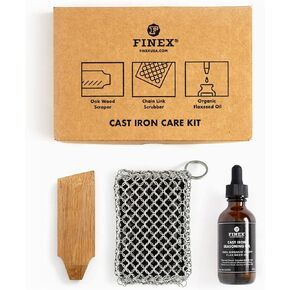 FINEX 3-Piece Cast Iron Care Kit