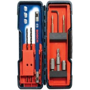 BOSCH TC900 9-Piece Flat Shank Drill Bit Set , Black