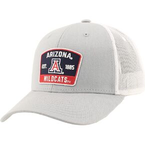 ZHATS Standard NCAA Officially Licensed Snapback Hat Big Rig Patch Gray White Switchback