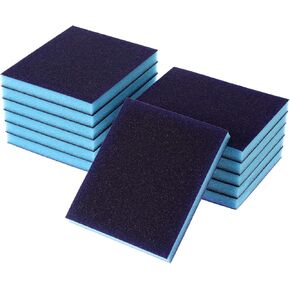 eBoot Sanding Sponge Grit Sanding Blocks, Washable and Reusable Sand Sponge Kit, 12 Pieces (Medium Grade)