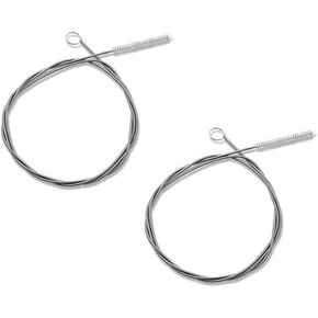 60 Inch Extra Long Flexible Tube Pipe Cleaner Brush Fridge Cleaning Tool, Stainless Steel Drain Tube Cleaning Brushes for Sink Refrigerator Kitchen（2 Pack）