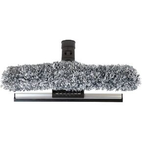 SWOPT 12" Combination Squeegee Head — Squeegee Blade with Detachable Microfiber Scrubbing Pad — Cleaning Head Interchangeable with All SWOPT Cleaning Products for Efficient Cleaning and Storage