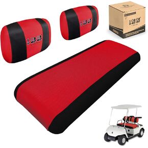 10L0L Golf Cart Seat Covers for Yamaha G2 G8 G9 G16 G19 G22 & Club Car DS Pre-2000 EZGO Marathon, Front Seat Cover, Washable Breathable Polyester Mesh Cloth, Warm in Winter & Cool in Summer