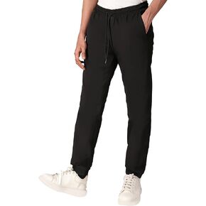 WHITEDUCK Sweatpants for Men - Relaxed Fit Cotton Drawstring Cargo Joggers for Men with Pockets for Workout Running Training