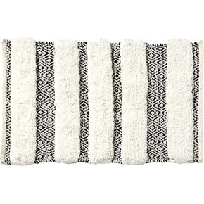 SKL Home by Saturday Knight Ltd. Geo Stripe Rug, 30x20, Black