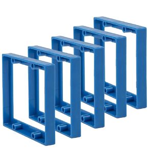 5-Pack 1/2" Double Gang Receptacle Outlet Box Extender, Electrical Outlet Extender for Electrical Box and Electrical Outlet Switches, UL Listed - Made in U.S.A.