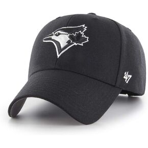 '47 Toronto Blue Jays Black/White MVP Adjustable Hat - Size One Size
