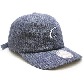 Mitchell & Ness Golden State Warriors Denim Slouch Men's Strapback Hat Cap Grey qa32z-5warri