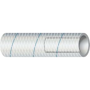 Sierra International أنابيب PVC بيضاء شفافة مقواة بالبوليستر (التتبع الأزرق) 1/2 بوصة × 50 قدمًا 16-164-0126 أنابيب بولي كلوريد الفينيل بيضاء شفافة مقواة بالبوليستر (التتبع الأزرق) 1/2 بوصة × 50 بوصة،
