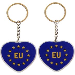 EU Flag Keychain - 2 Pack