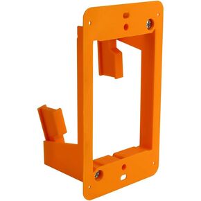 Slim Single Gang Open Back Low Voltage Bracket, Each