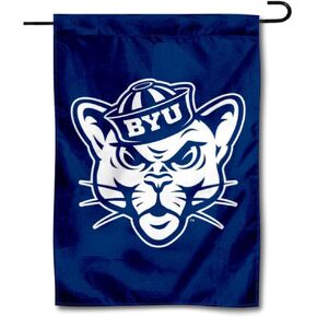 Brigham Young Cougars Vintage Garden Flag and Yard Banner