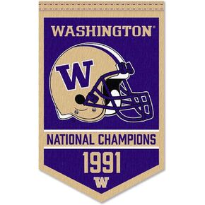 Washington Huskies Football National Champions Banner