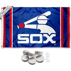 Chicago White Sox Vintage Retro Banner and Tapestry Wall Tack Pads