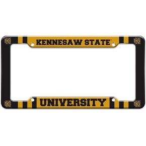 Kennesaw State Owls Primary Logo License Plate Tag Frame