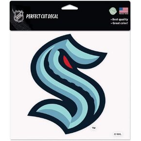 WinCraft NHL Seattle Kraken 8'' x 8'' Color Outdoor Vinyl Logo Decal