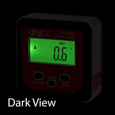 VINCA DLBA-01 صندوق المستوى الرقمي منقلة زاوية مكتشف مقياس الميل مع ABS عقد وظيفة الخلفية وقاعدة مغناطيسية in Saudi Arabia