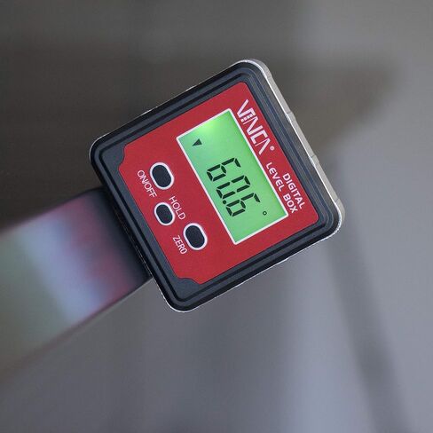 VINCA DLBA-01 صندوق المستوى الرقمي منقلة زاوية مكتشف مقياس الميل مع ABS عقد وظيفة الخلفية وقاعدة مغناطيسية in Saudi Arabia