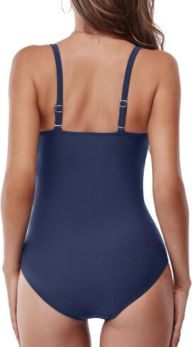One Piece Swimsuit for Women Tummy Control Bathing Suits Ruched Swimwear in Saudi Arabia