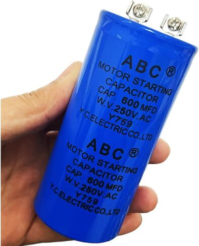 ZHANGQB ABC مكثف 600MFD 600 فائق التوهج 250 فولت أسطواني التيار المتناوب محرك تكييف الهواء مكثف البدء CD60 in Kuwait