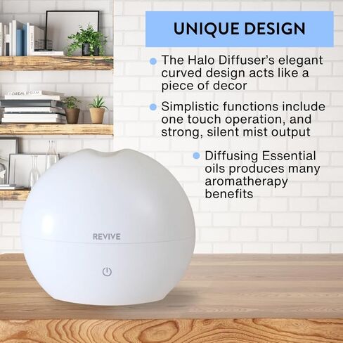 موزع هالو بالموجات فوق الصوتية من REVIVE Essential Oils - مرطب الرذاذ والمؤين in Kuwait