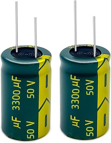 20PCS 6.3V 3300UF Electrolytic Capacitor, High Frequency Aluminum Electrolytic Capacitors for Refrigerator, TV, LCD Monitor in Saudi Arabia