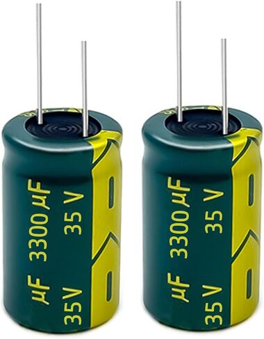 20PCS 6.3V 3300UF Electrolytic Capacitor, High Frequency Aluminum Electrolytic Capacitors for Refrigerator, TV, LCD Monitor in Kuwait