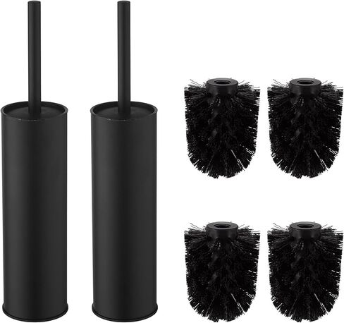 BGL Toilet Brush and Holder,Stainless Steel Toilet Brushes for Bathroom with Holder, Toilet Bowl Brush and Holder,2 Cleaner Brush Heads in Kuwait