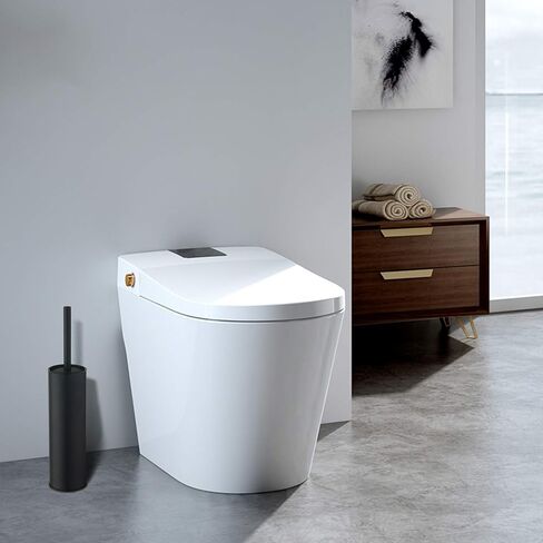 BGL Toilet Brush and Holder,Stainless Steel Toilet Brushes for Bathroom with Holder, Toilet Bowl Brush and Holder,2 Cleaner Brush Heads in Kuwait