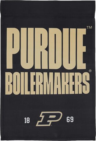 FOCO NCAA Purdue Boilermakers Unisex Double Sided Established Team Logo Garden Flag, Garden Flag 18' x 12', One Size in Saudi Arabia