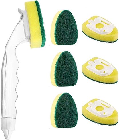Dish Wand Replacement Heads Dish Wand Sponge Refills Replacement Heads for Kitchen Sink Cleaning in Saudi Arabia