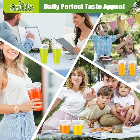 32oz Plastic Cups with Lids and Straws, Disposable Cups for Iced Coffee,Cold Drinks, Milkshake, Bubble Tea，Smoothie and TO-GO Drinkings[50Sets Pack] in Saudi Arabia