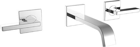 Speakman SB-2551-BBZ Lura Wall Mounted Faucet, Brushed Bronze in Saudi Arabia