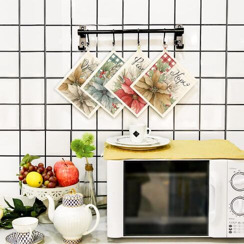 Morigins Hello Fall Pumpkin Swedish Dishcloths Reusable Sustainable Biodegradable Cellulose Sponge Cleaning Cloths for Kitchen Dish Rags Paper Towel Replacement in Saudi Arabia