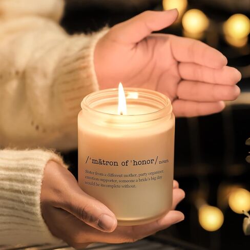 Matron of Honor Gifts, Maid of Honor Gifts Matron of Honor Proposal Bridesmaid Gifts for Wedding Day, Will be My Matron of Honor Candle Gifts from Bride, Lavender Scented Candle in Saudi Arabia