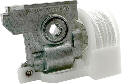 Amazing Drapery Hardware Pre-Corded Low Profile Cord Tilt Control - Fits Hex Rod, 1/4" Hex Hole, White, for 2" Horizontal Blinds - 1 Pack in Saudi Arabia