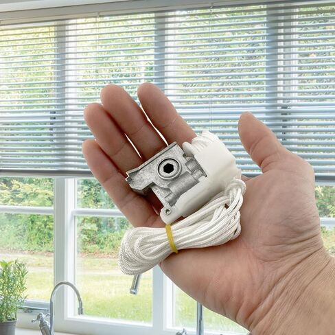Amazing Drapery Hardware Pre-Corded Low Profile Cord Tilt Control - Fits Hex Rod, 1/4" Hex Hole, White, for 2" Horizontal Blinds - 1 Pack in Saudi Arabia