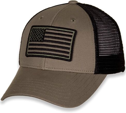 Dale JR Motorsports NASCAR USA Flag Snapback Olive Black Mesh Hat, Green in Saudi Arabia