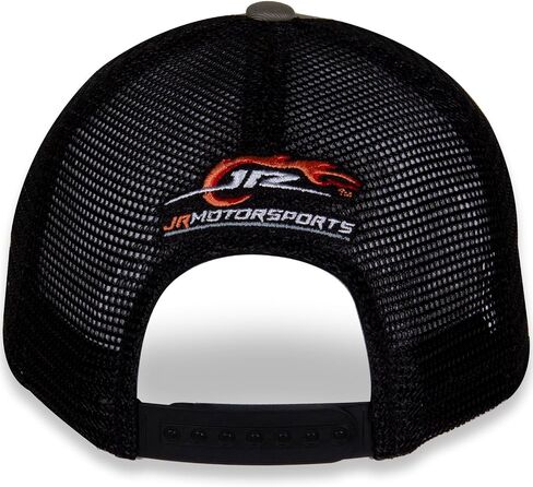 Dale JR Motorsports NASCAR USA Flag Snapback Olive Black Mesh Hat, Green in Saudi Arabia